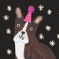 Image of Frenchie Birthday Card