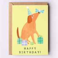 Image of Party Dog Birthday Card