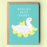 Image of Dad Duck Ducklings Card