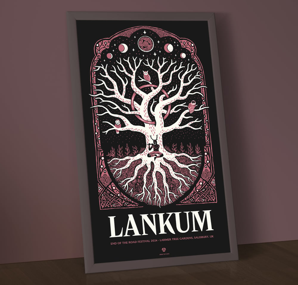 Image of Lankum - End of the Road Festival 2024 - silkscreen concert poster