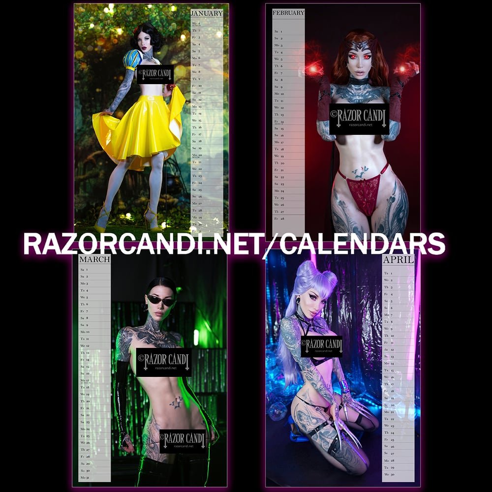 2025 RazorCandi NSFW Calendar [FREE SHIPPING IN THE US]