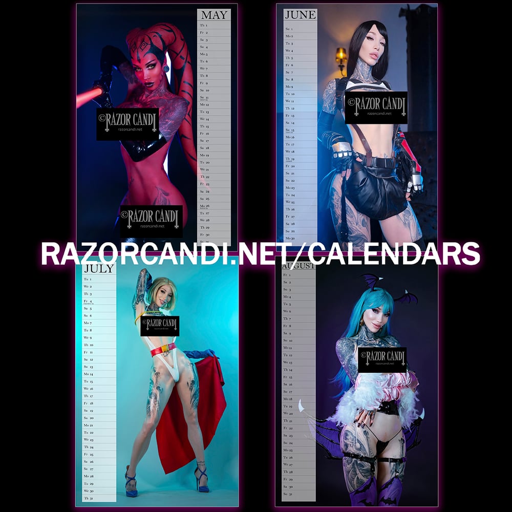 2025 RazorCandi NSFW Calendar [FREE SHIPPING IN THE US]