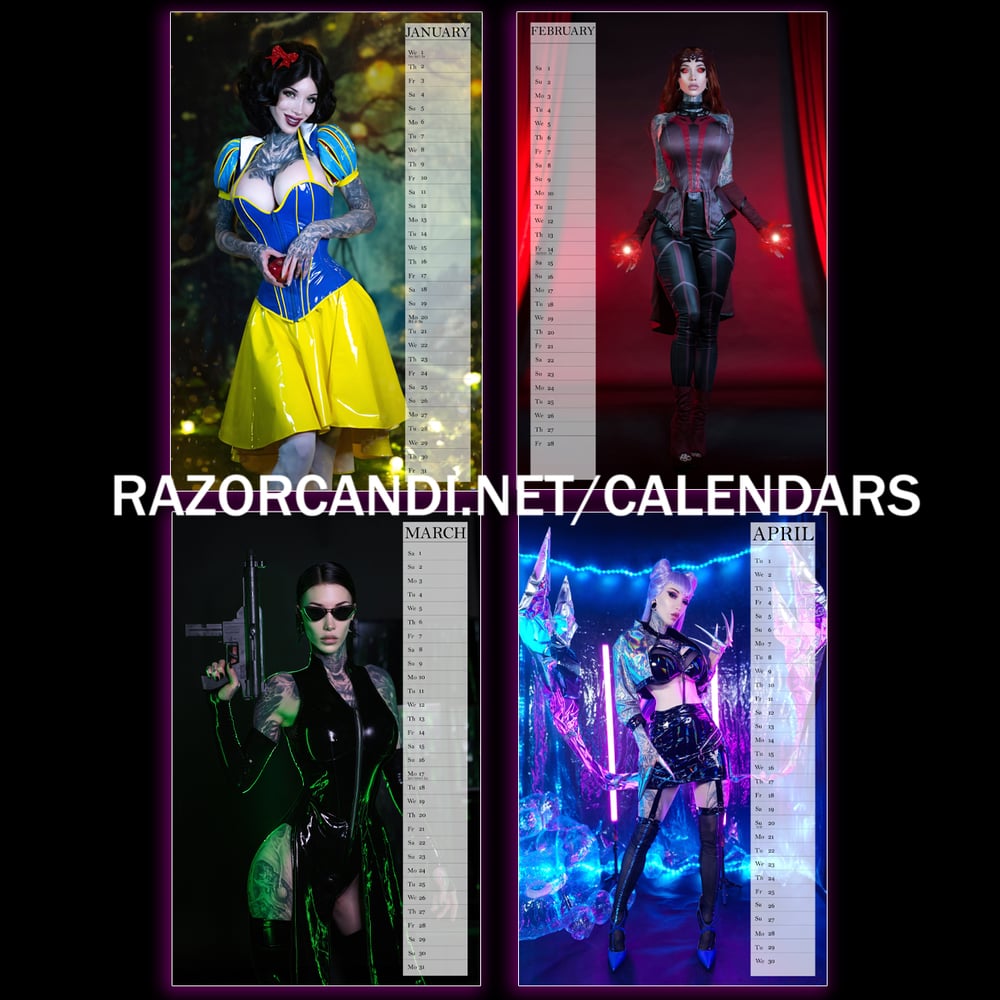 2025 RazorCandi Calendar [FREE SHIPPING IN THE US]