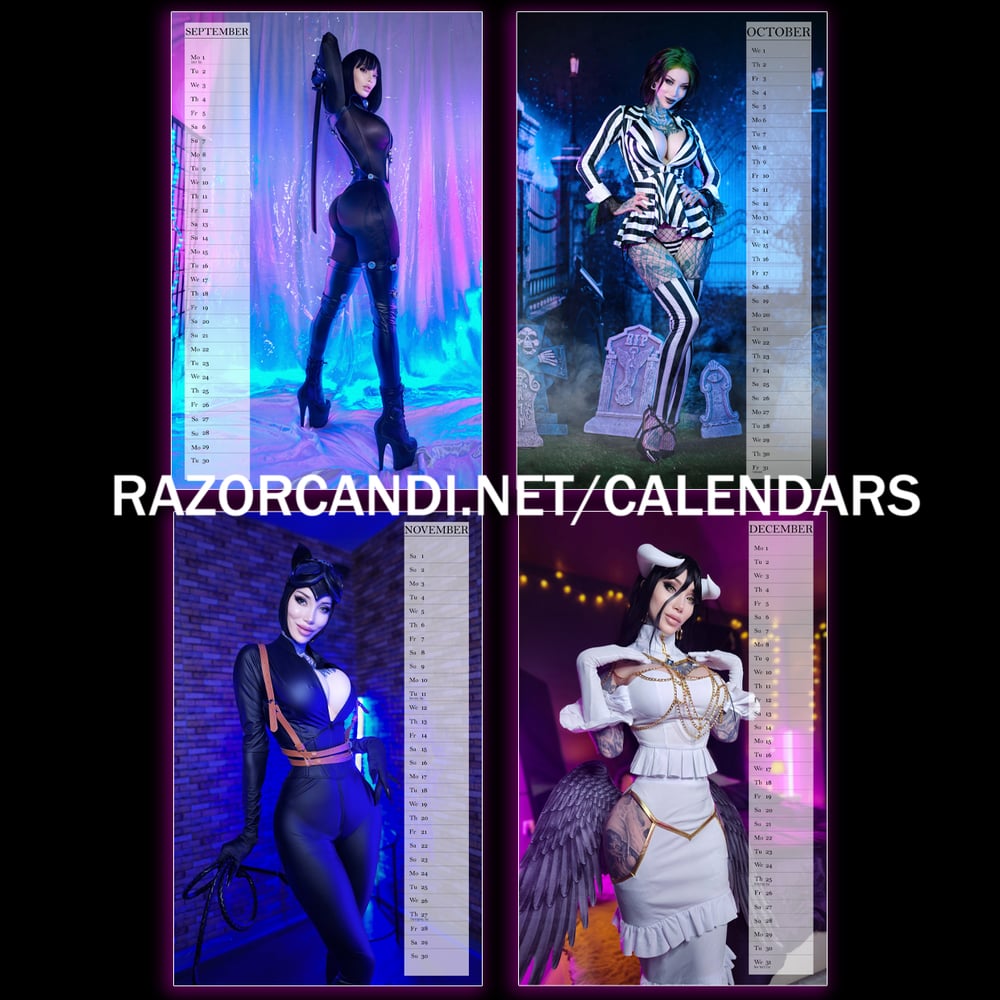 2025 RazorCandi Calendar [FREE SHIPPING IN THE US]