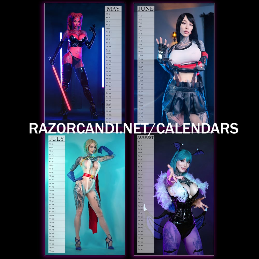 2025 RazorCandi Calendar [FREE SHIPPING IN THE US]