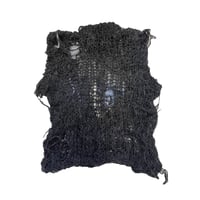 Image 2 of Fuzzy knitted vest