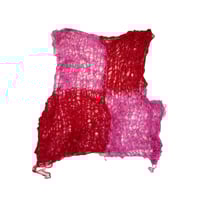 Image 1 of Red and pink mohair vest