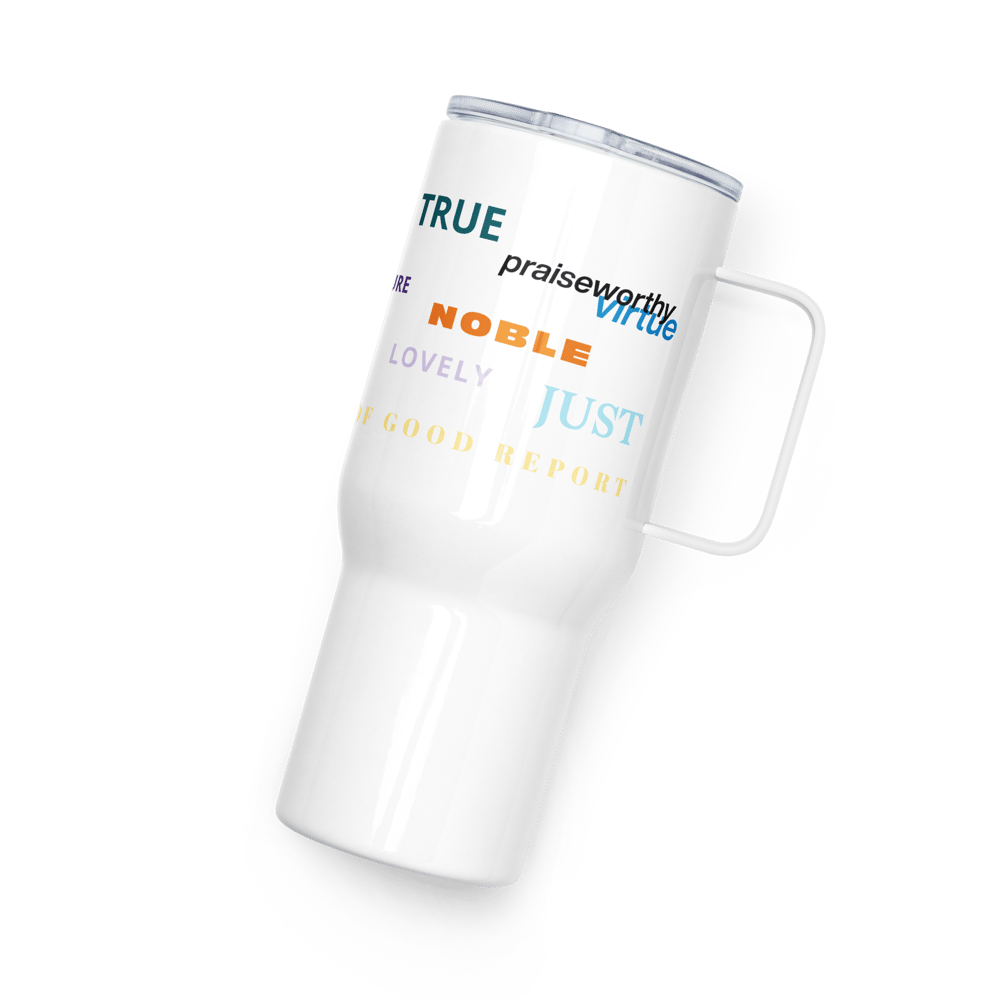 Image of "4:8" Travel mug