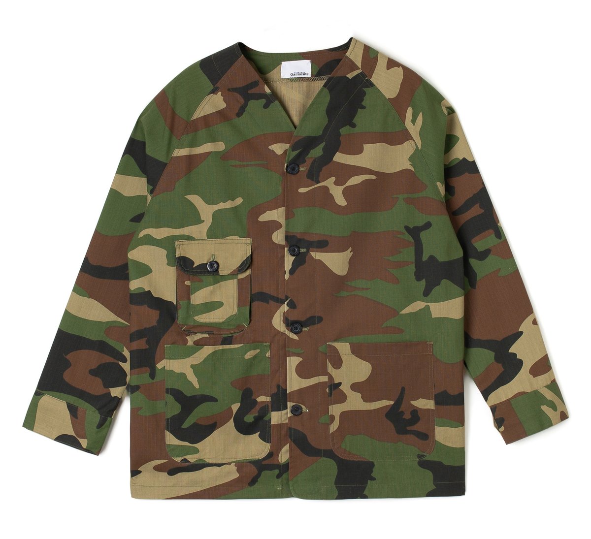 Image of "YANKEE" BASEBALL OVERSHIRT CAMO