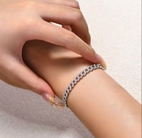 Image 4 of Kyra Cuban Chain Bracelet