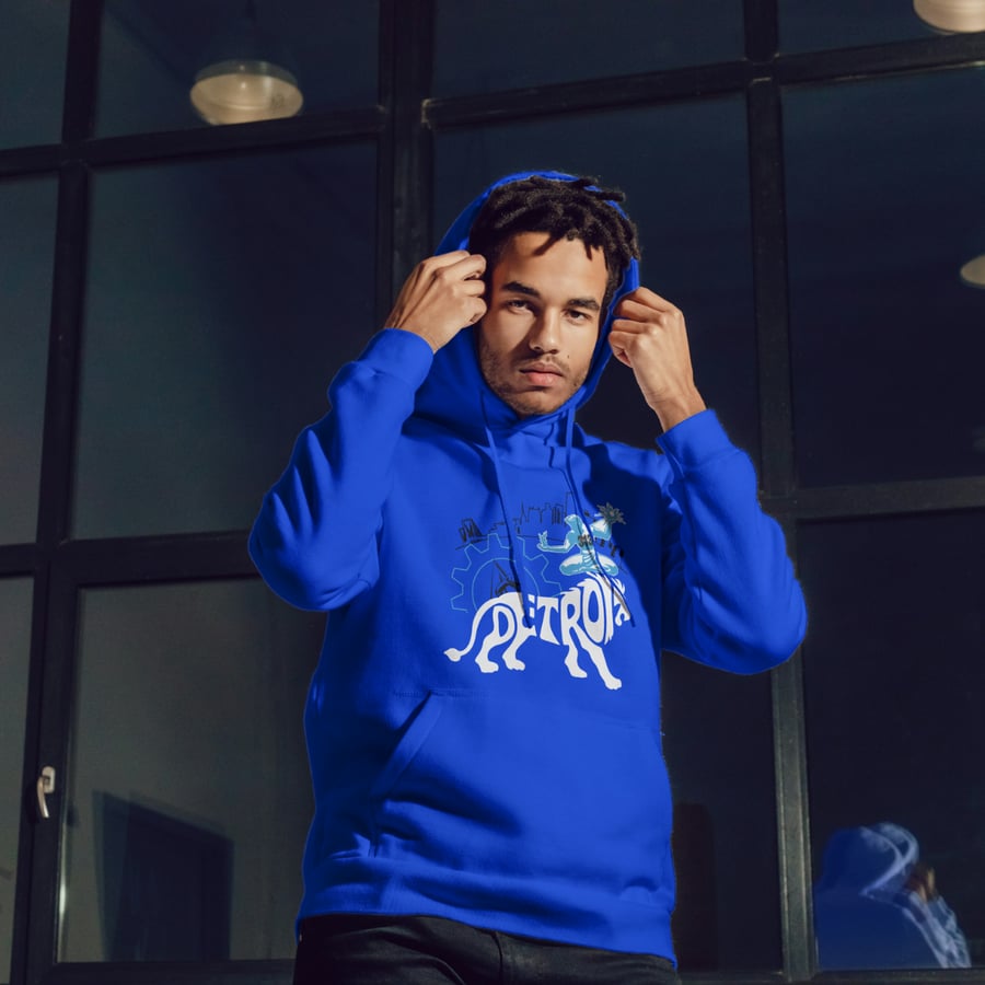 Image of Lion of Detroit Hoodie