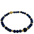 Lapis Lazuli Petite Gold Bead Bracelet. Image 3