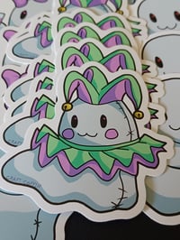 Image 5 of Jester Clown Ghost Sticker