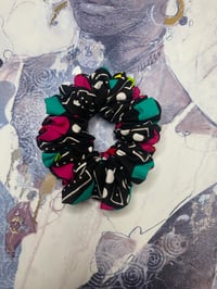 Image 3 of Pink Afro Hair Scrunchie Set