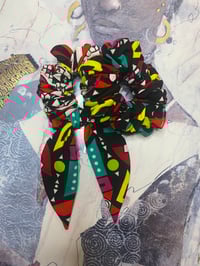 Image 2 of Pink Afro Hair Scrunchie Set