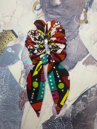 Image 4 of Pink Afro Hair Scrunchie Set