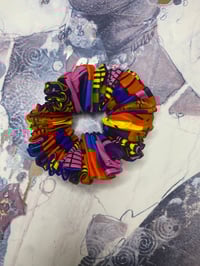 Image 4 of Multicoloured Afro Hair Scrunchie set