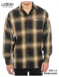 CALTOP BROWN/BLACK LONG SLEEVE