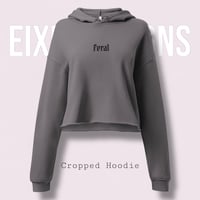 Image 1 of Feral Crop Hoodie