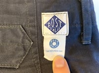 Image 7 of Post Overalls work pants, made in USA, size M (fits 32)