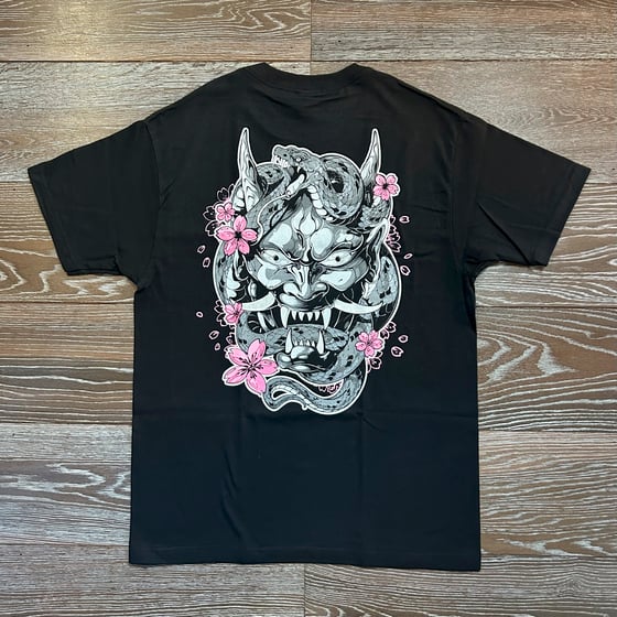 Image of Hebi Oni Blossom Black Men's Tshirt