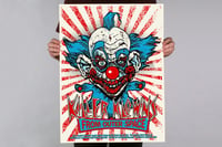 Image 1 of KILLER KLOWNS FROM OUTER SPACE - Bomb Pop Variant - 18 X 24 - Limited Edition Screenprint Poster