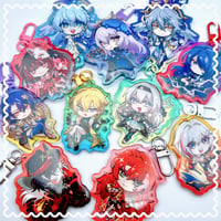 Image of (NEW) Honkai Starrail Charms SET 2 | 2.5 inches