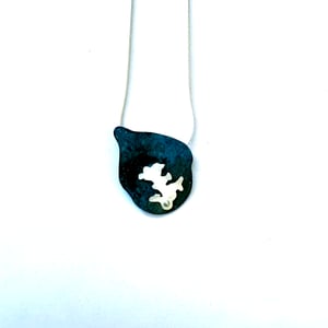 FORM Lichen Pendant (blue or green patina)