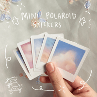 Image 1 of (DEFECT) Mini Polaroid Diecut Stickers