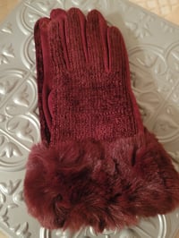 Image 8 of Faux Fur Gloves