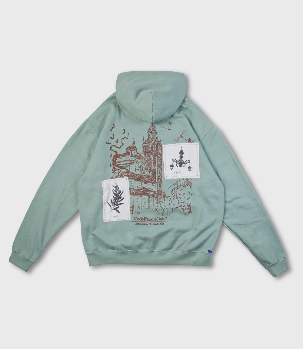 SUDADERA CATEDRAL VERDE ALOE