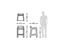 Image 2 of Journey Bar Stool 66