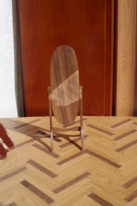 Image 8 of 1/6 Scale Handmade Walnut Dressing Mirror – Perfect for Dollhouses & Collectors