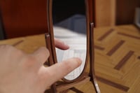 Image 10 of 1/6 Scale Handmade Walnut Dressing Mirror – Perfect for Dollhouses & Collectors