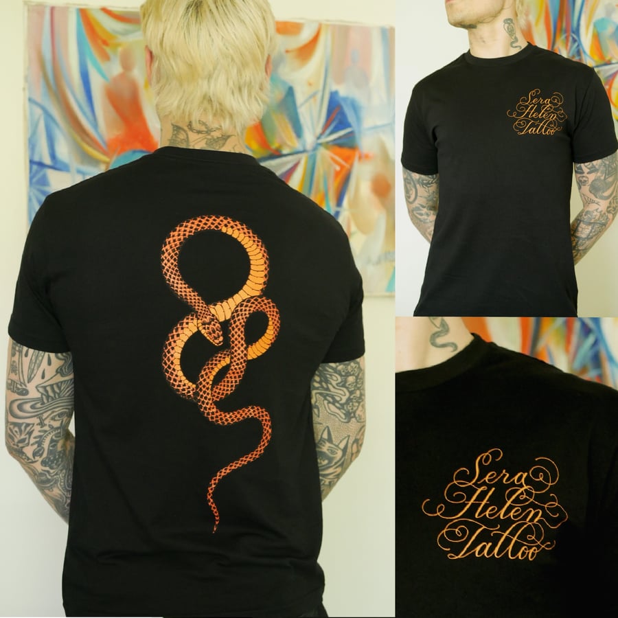 Image of Snake T-shirt two toned 