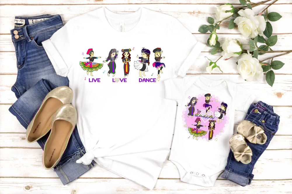 Image of Live Love Dance - Hmong Graphic Tee