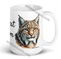 Image 2 of "Bobcat Mom" Ceramic coffee mug 15 oz