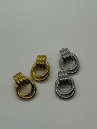 Image 1 of Knotted Stud Earring