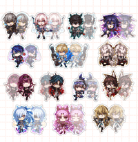 Image of Honkai Starrail Charms SET 1 | 2.5 inches