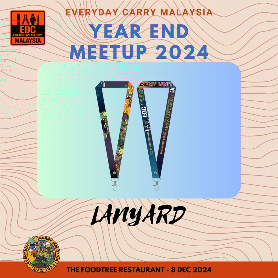 Image of EDCMY MEET UP 2024 EVENT LANYARD