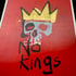 WE DO NOT KING (linen print) hand embellished with GOLD ink 9 X 12 (limited run) $25 Image 3