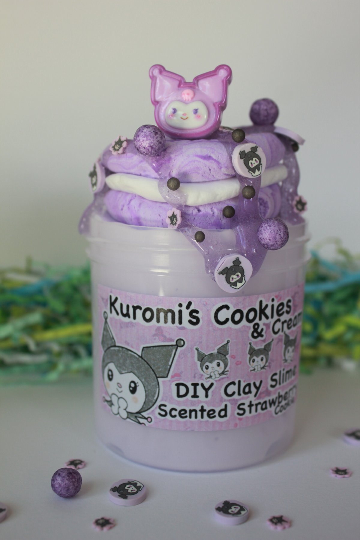 Image of Kuromi’s Cookies & Cream DIY Clay Slime 