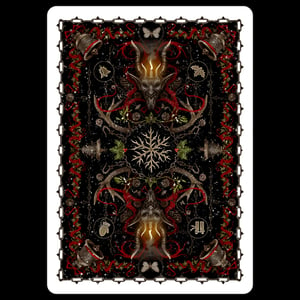 Creepy Christmas 'Regular Sized' Playing Cards.