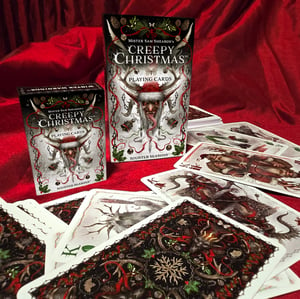 Creepy Christmas 'Large Sized' Playing Cards.