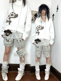 Image 3 of Zipper sweater jacket