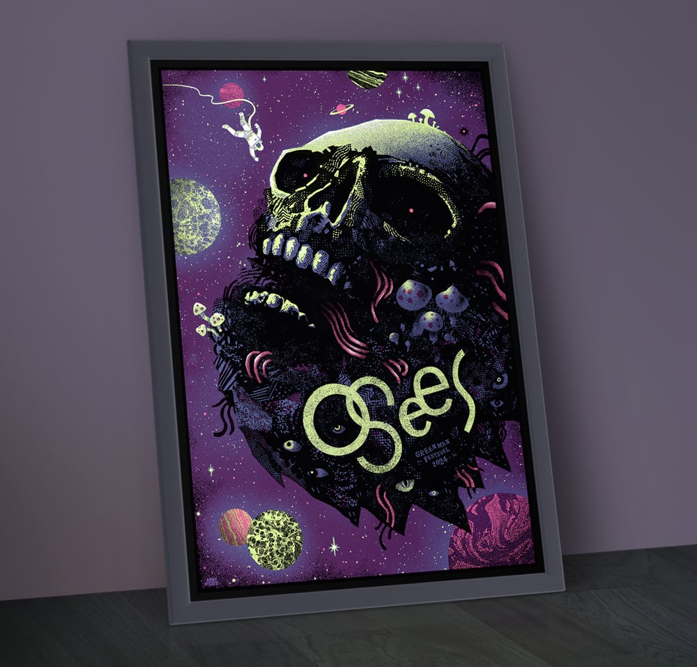 Image of OSEES - Green Man Festival 2024 - A2 silkscreen concert poster