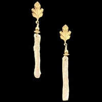 FEUILLE de PERLE Long Flat Pearl