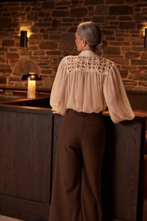 Image of Eden Shirt. Ecru. By Brave and True.