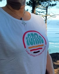 Image 4 of Women’s White T-Shirt ‘Ura Bizitza Da!’