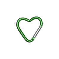 Image 1 of Heart Carabiner